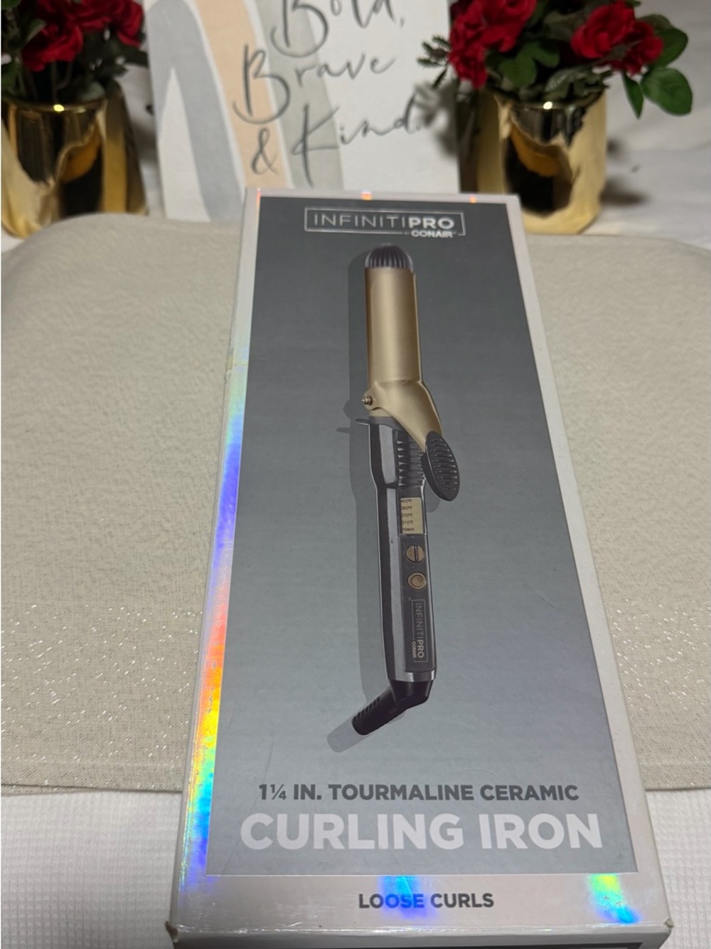 Tourmaline Ceramic Curling Iron 1 1/4 Trendy